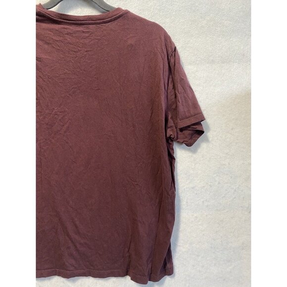 Levi’s GRAPHIC CREWNECK TEE SHIRT Burgundy One Planet One Party Large - Picture 11 of 14